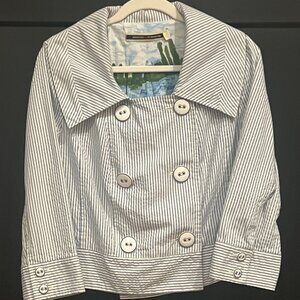 Anthropologie Daughters of the Liberation crop jacket size 12